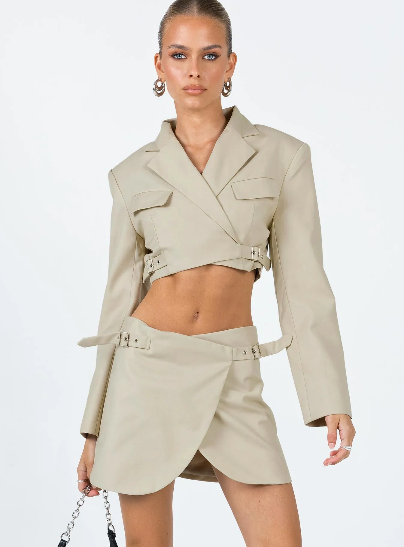 Anja Mini Skirt Camel Cultural Event Outfit Display