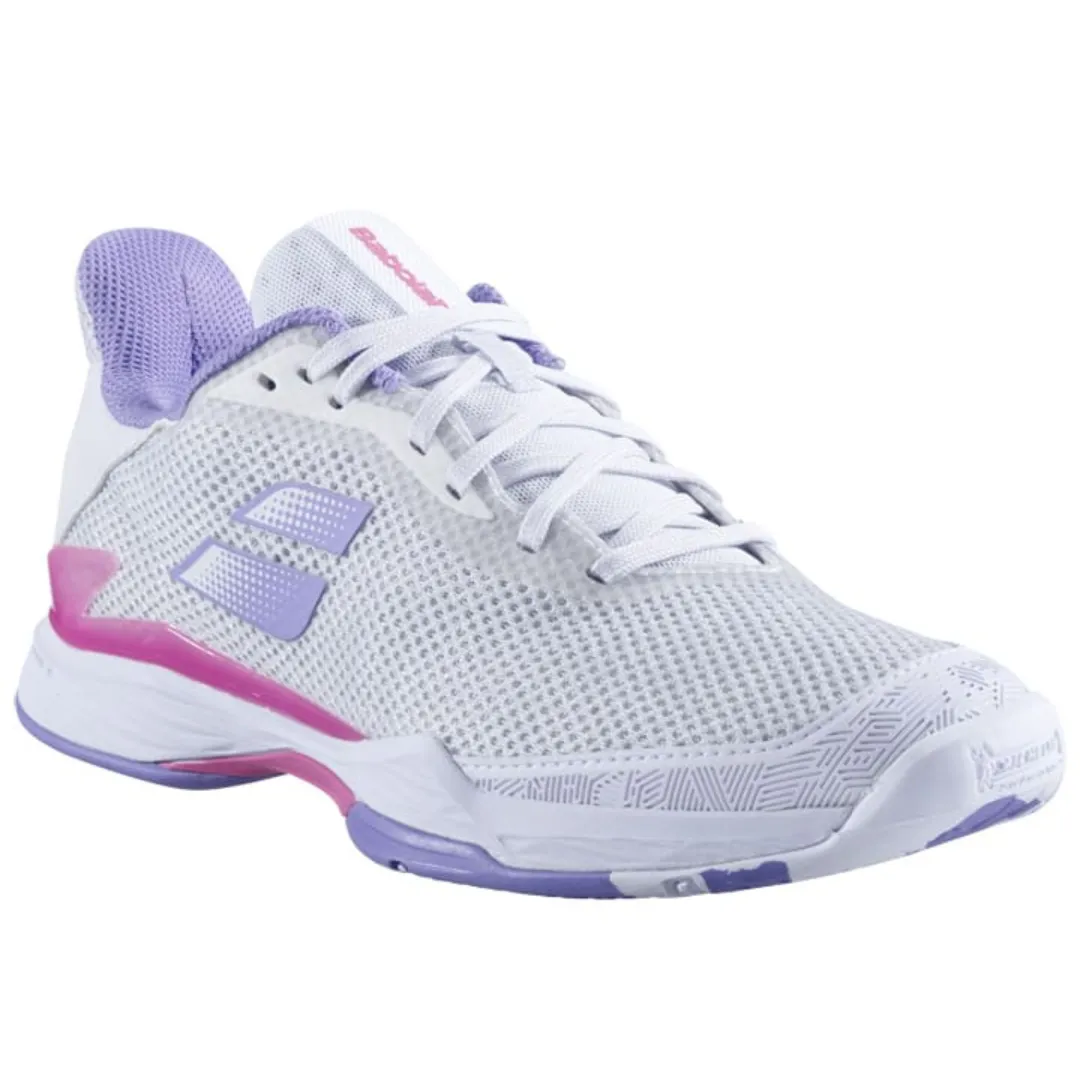 Sockliner With Airflow Babolat Jet Tere All Court Women Tennis Shoes - White/Lavender