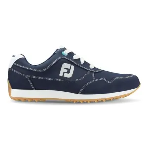 Daily Use New Women's Footjoy FJ Sport Retro Golf Shoe - Navy Size Wide MSP$100