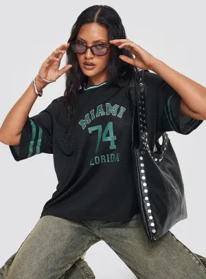 Miami 74 Top Black Easy to Style Good stretch