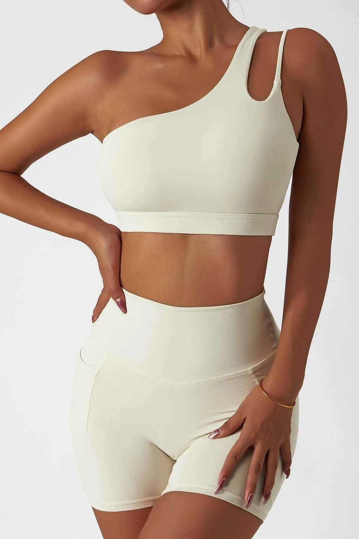 All-Occasion Wear One Shoulder Sports Bra