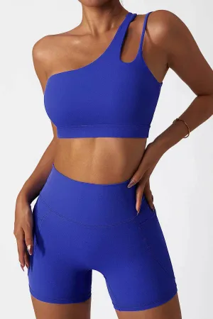 Baby Soft One Shoulder Sports Bra