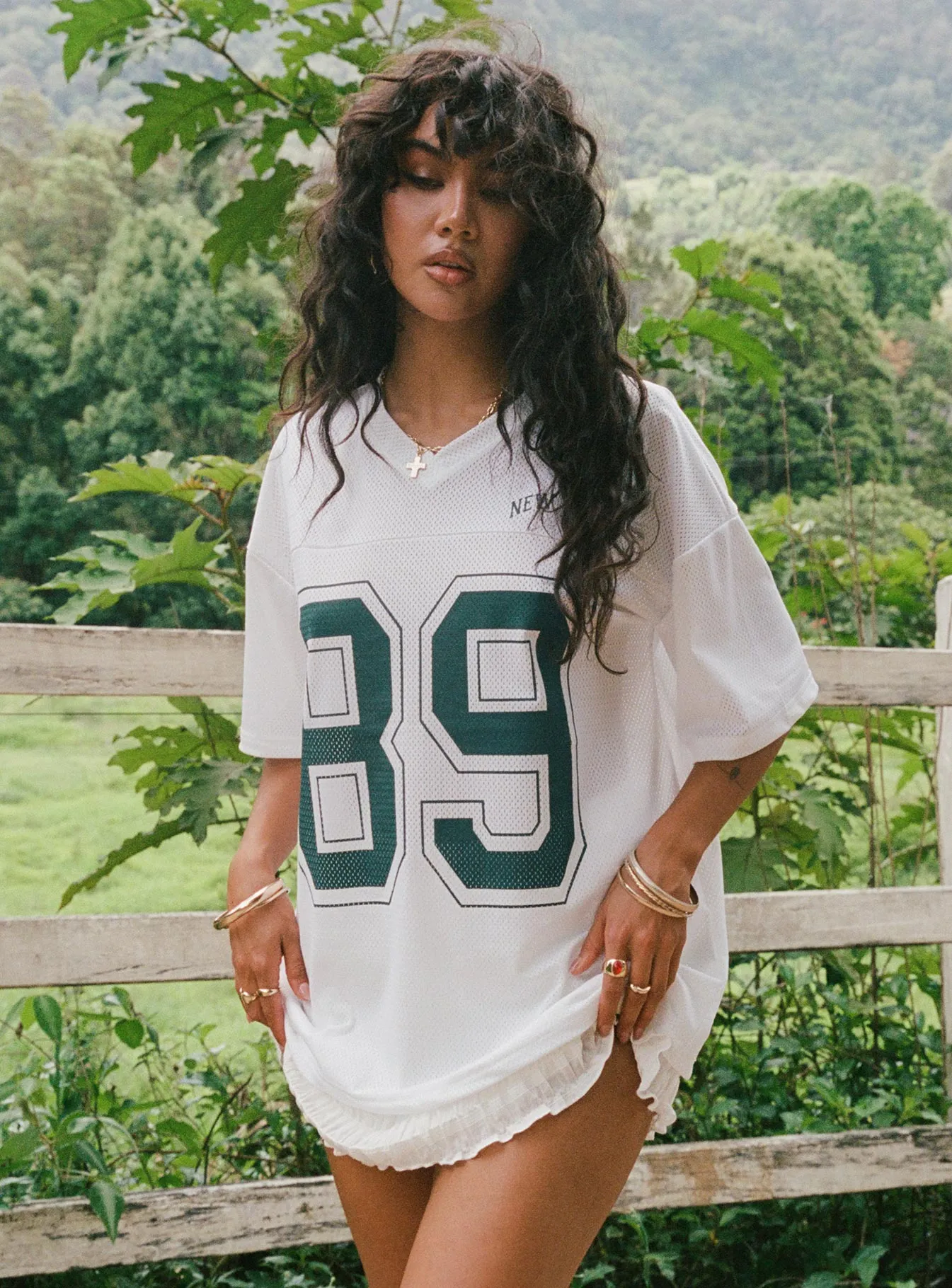 Hydrophobic coating Brynne Top White