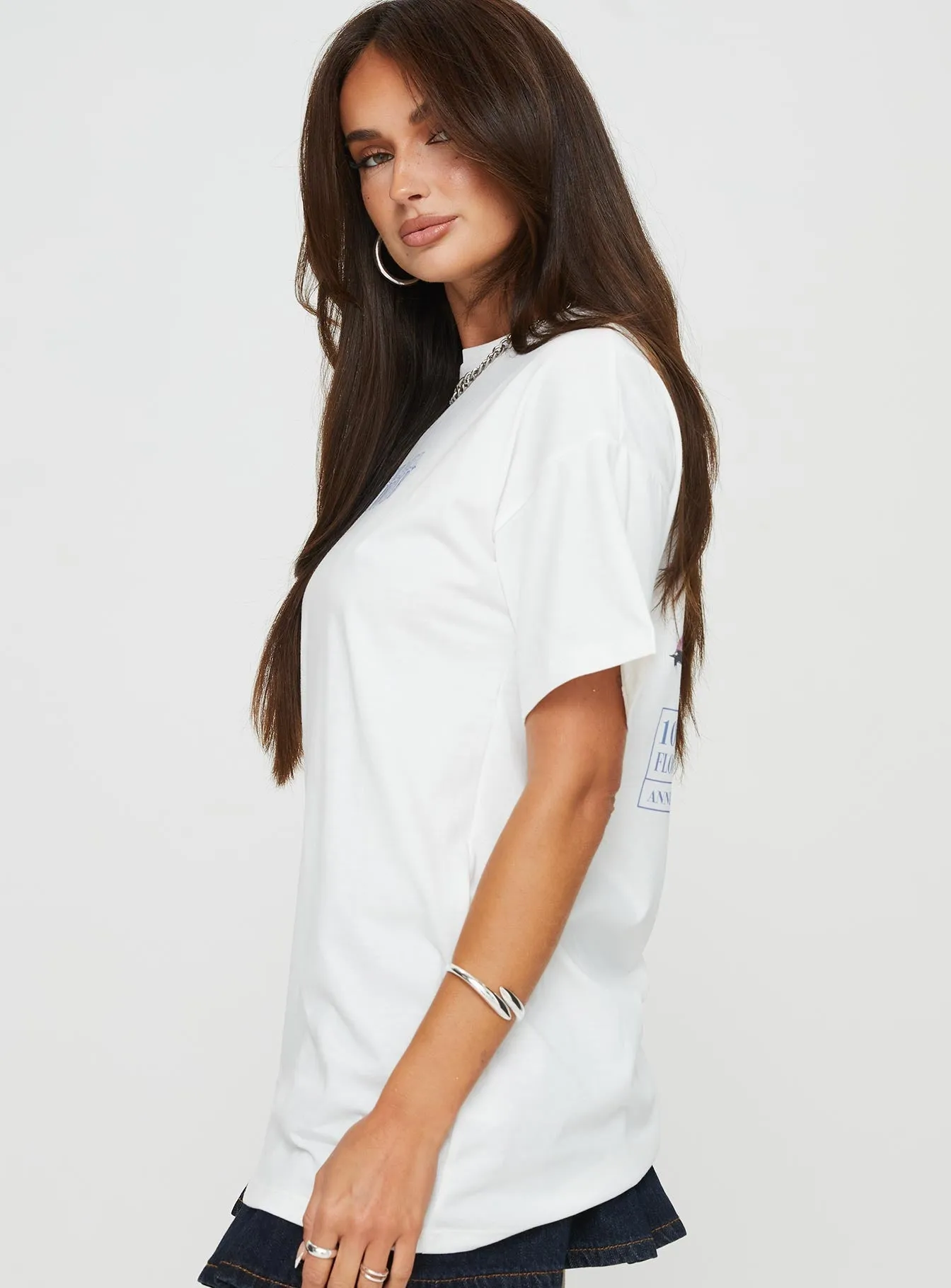 High Speed Oversized Tee White Quick Dry Wear Perfect Comfort