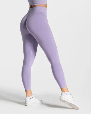 For Teens School Sports Statement Scrunch Leggings "Flieder"