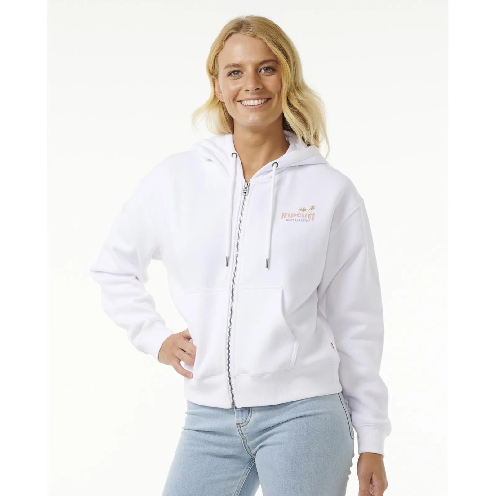 Hoodie Style Rip Curl Womens High Tide Scenic Relaxed Fit Full Zip Jacket