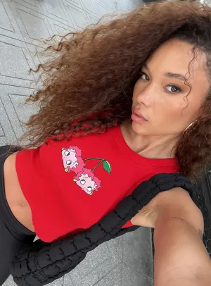 Fresh Look Betty Boop Cherry Girl Tank Red