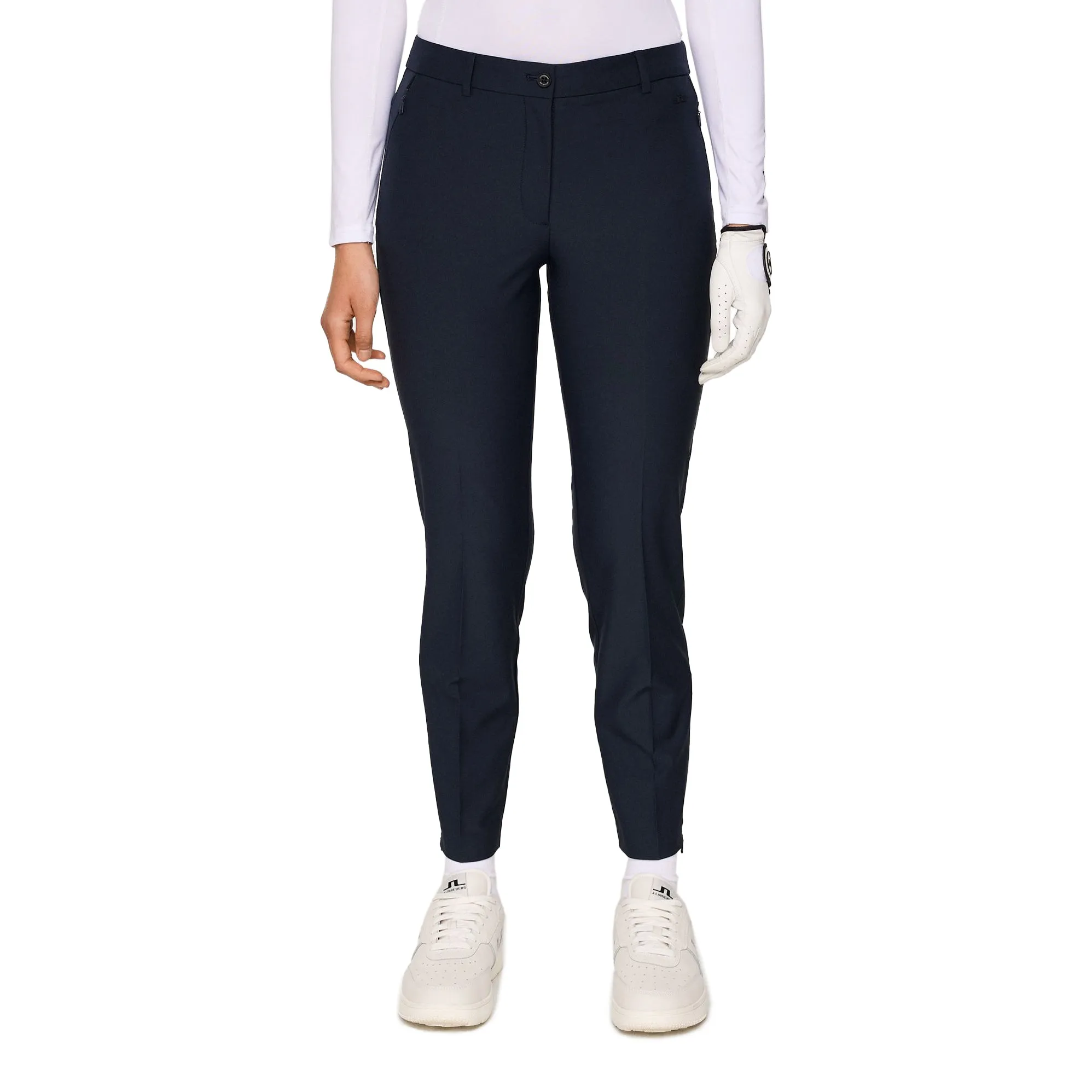 J.Lindeberg Women's Pia Golf Pants - JL  Navy Perfect Pair Effortless Layer
