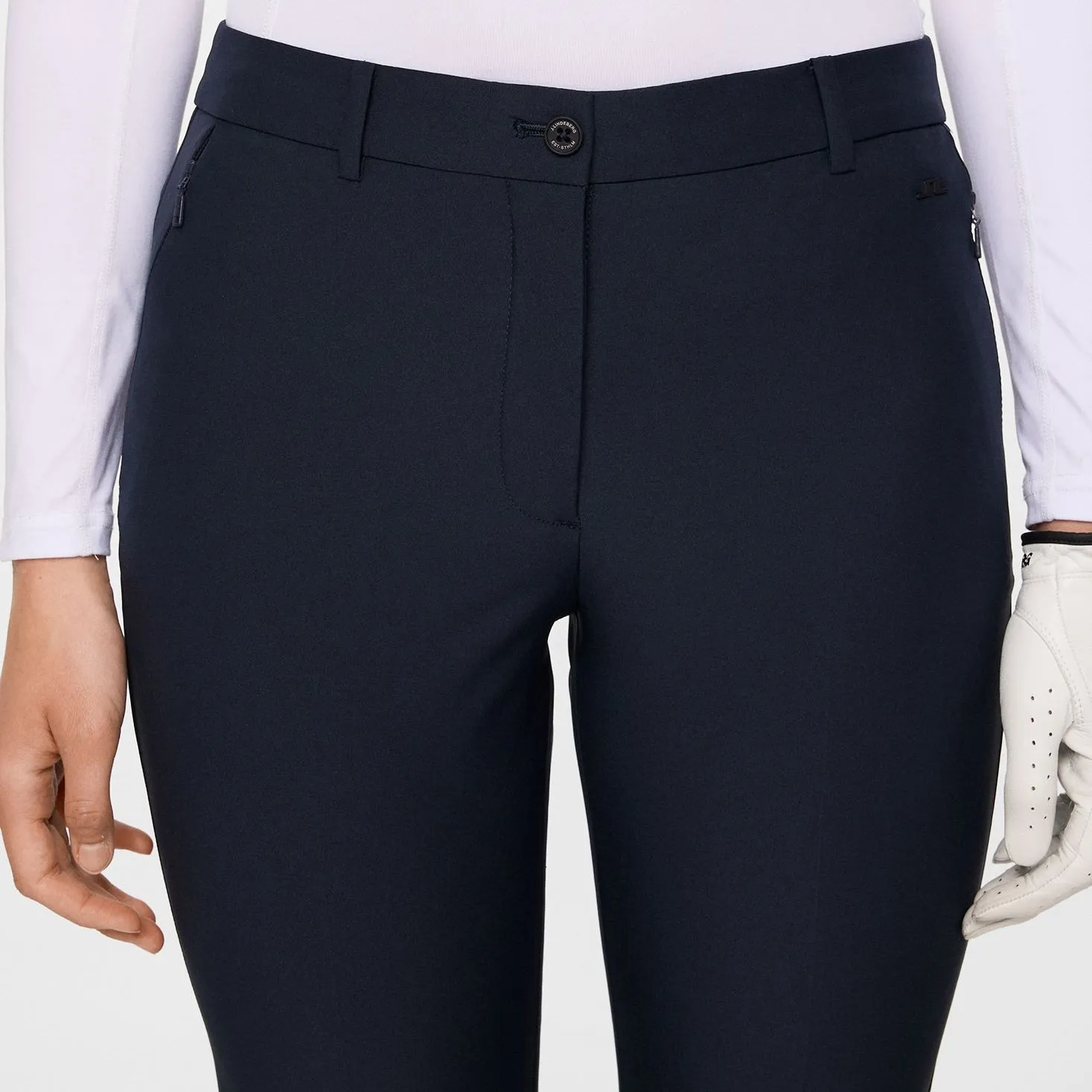 Quick Adjust Fit J.Lindeberg Women's Pia Golf Pants - JL  Navy
