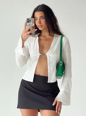 Plant Based Material Daily Fashion Adam Mini Skirt Black