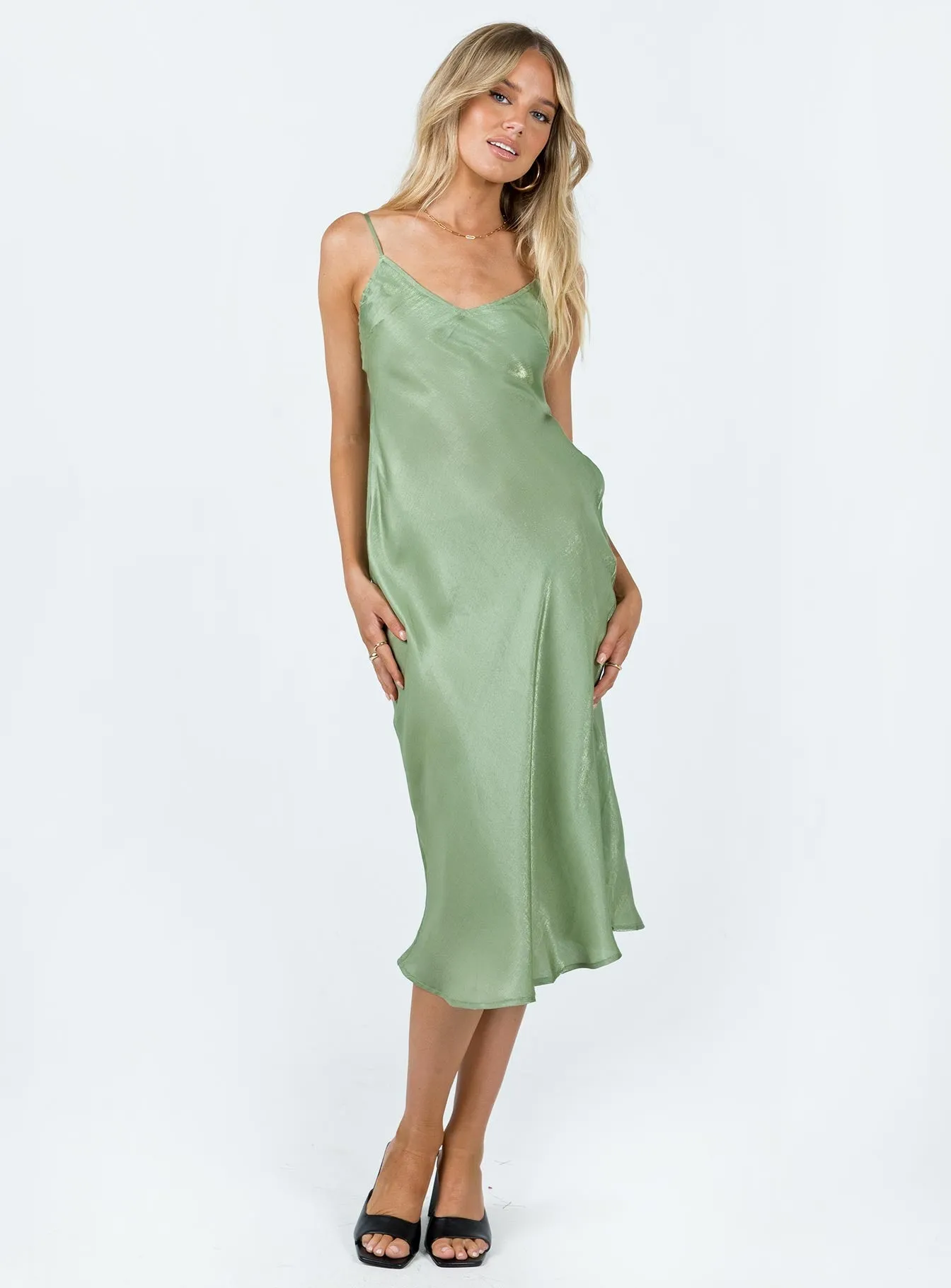 Daily Confidence Varese Midi Dress Green