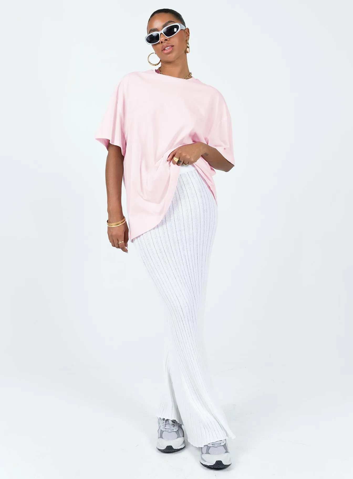 Flower Market Oversized Tee Pink Streetwear attitude