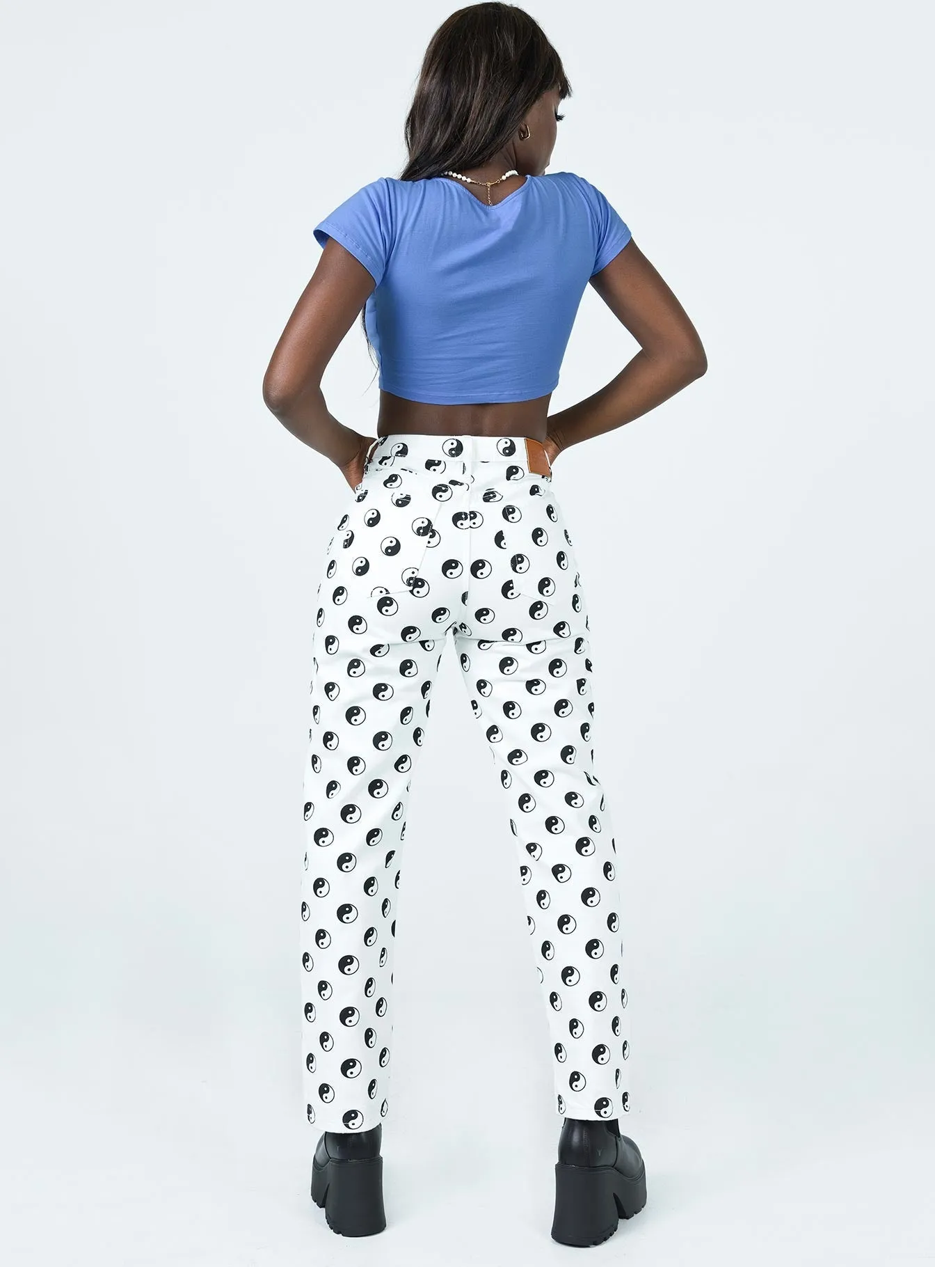 Yin Yang Printed Lounge Jean Mountain Cool