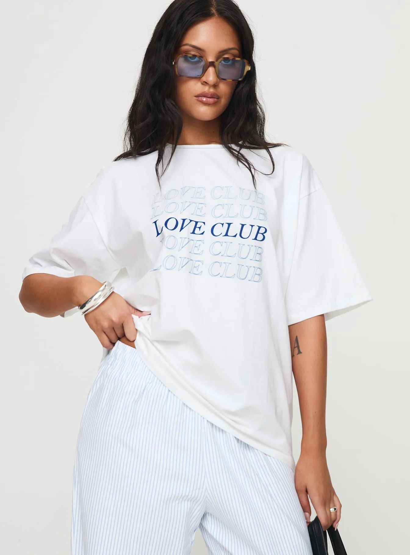 Loveable Tee White Cozy and Comfortable Soft Base