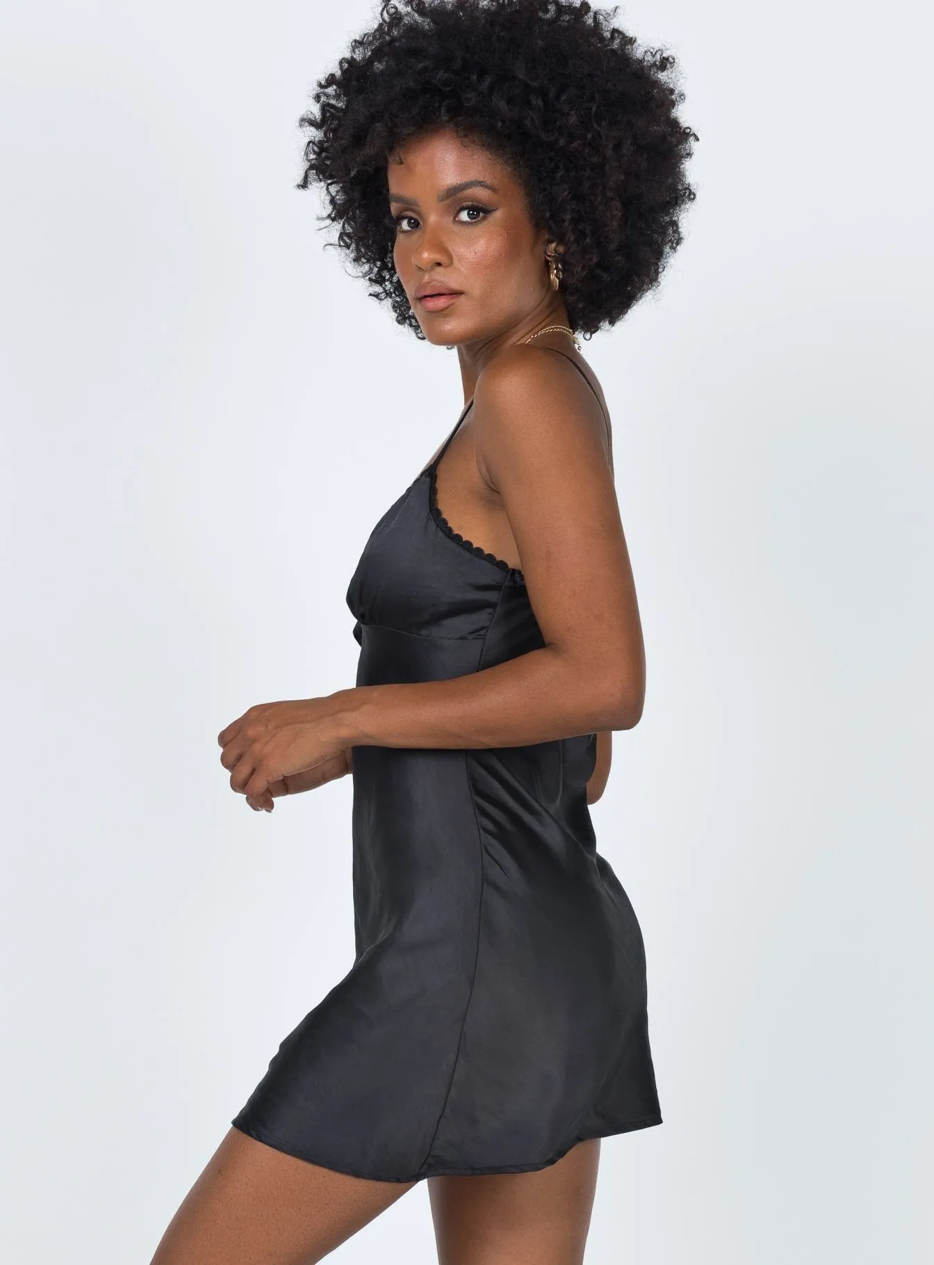 Pure Piece Weekend Feel Roman Mini Dress Black