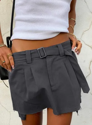 Elle Mini Skirt Grey Fall Favorite Designer Label