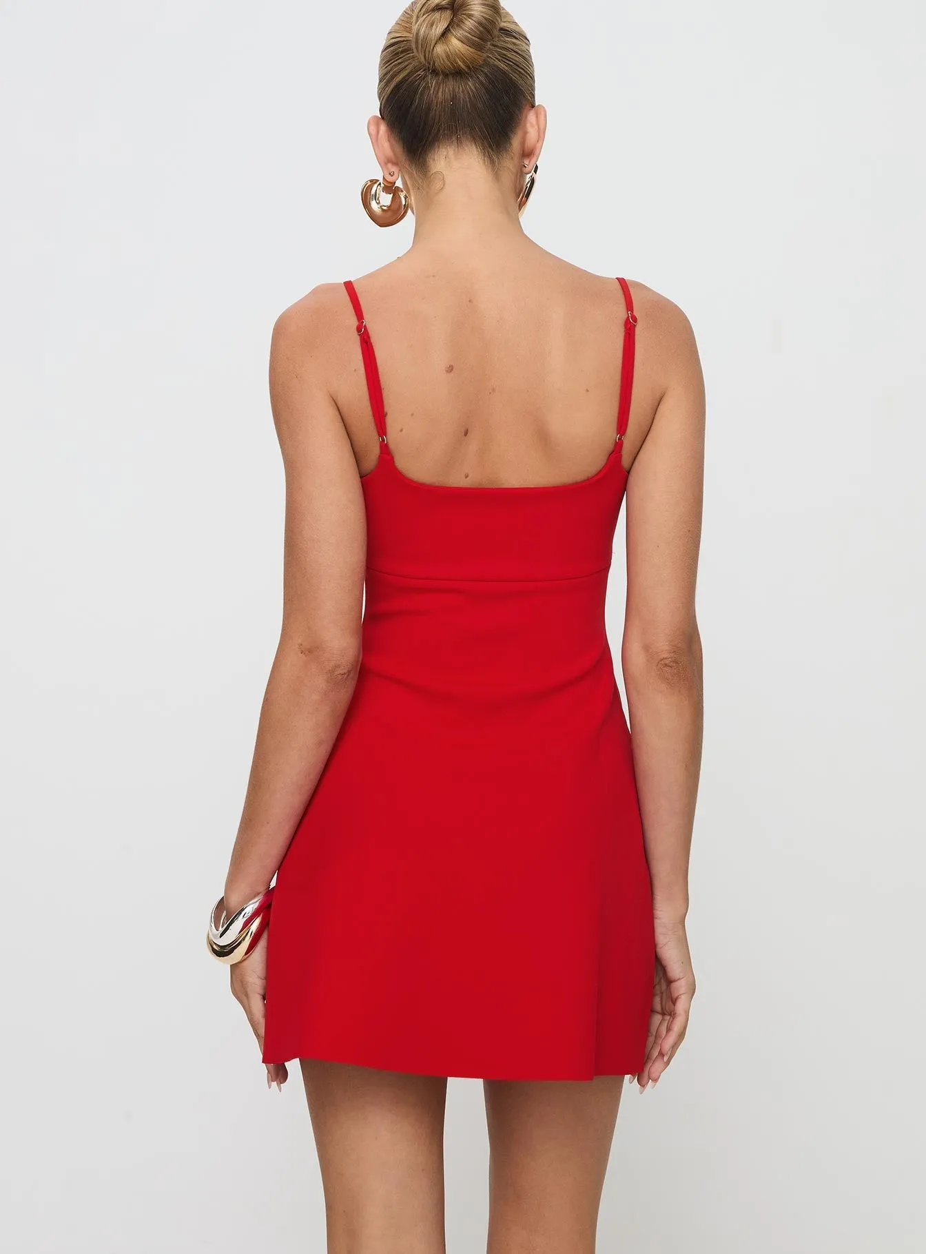 Rousselet Mini Dress Red Trend Texture
