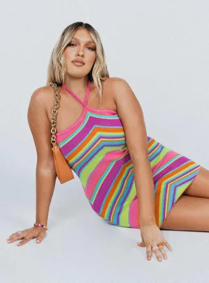 Lounge Style Daphne Mini Dress Stripe