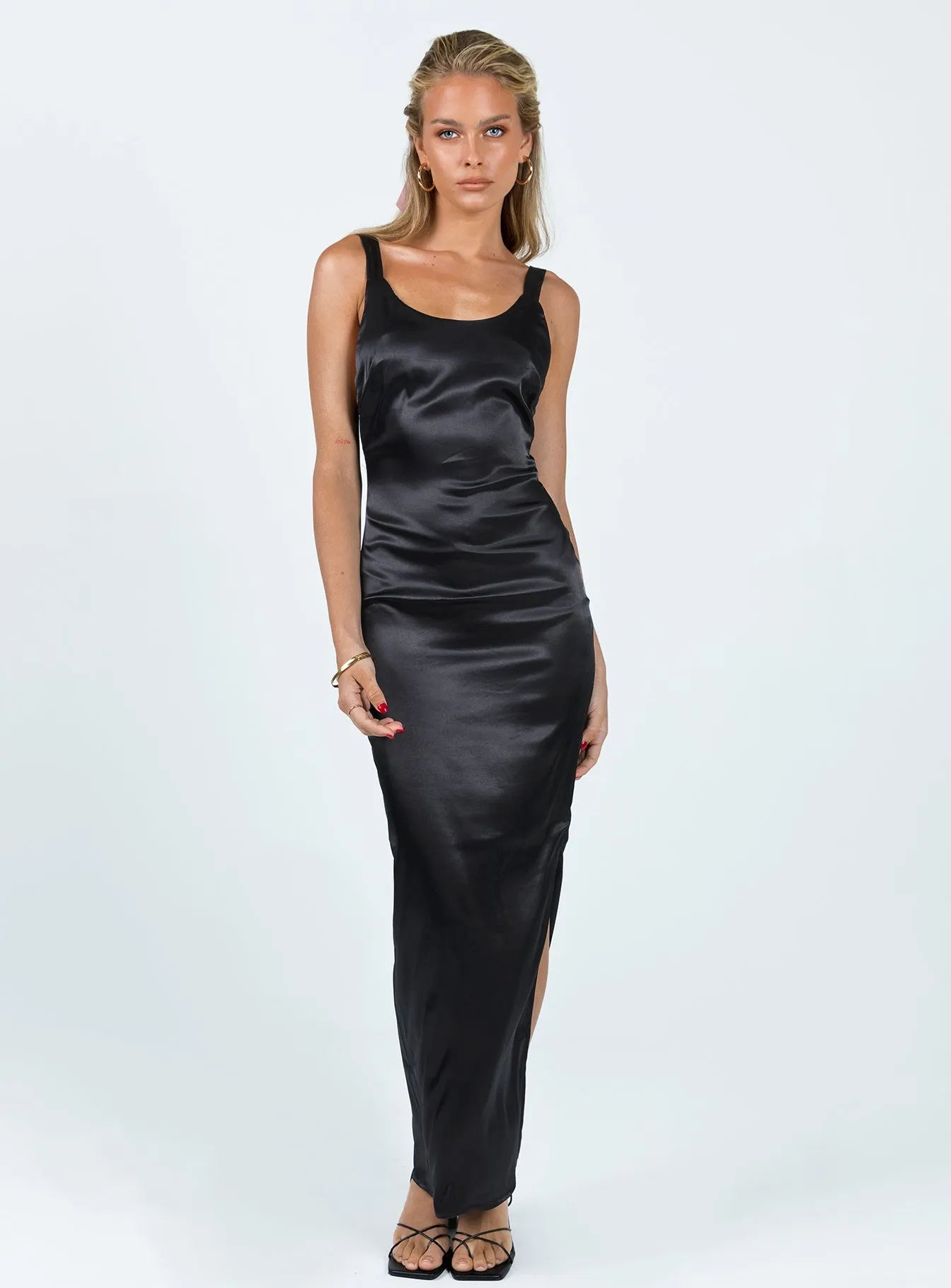 All Gender Chic Direction Curtis Maxi Dress Black