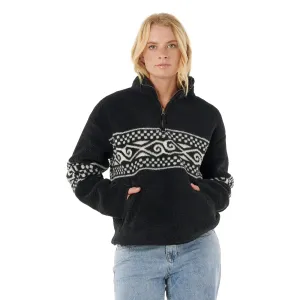 Easy Movement Rip Curl Womens Oceanic Cosmic Kiss Half Zip Fleece