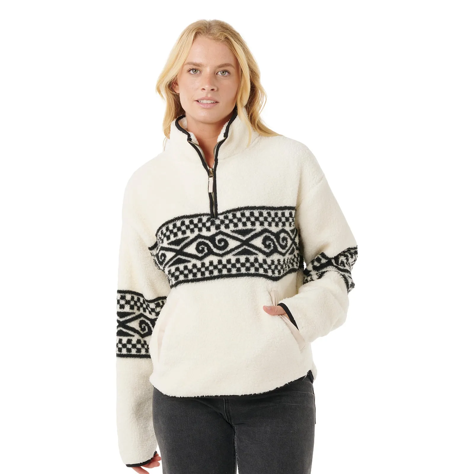 Rip Curl Womens Oceanic Cosmic Kiss Half Zip Fleece Cold Gear