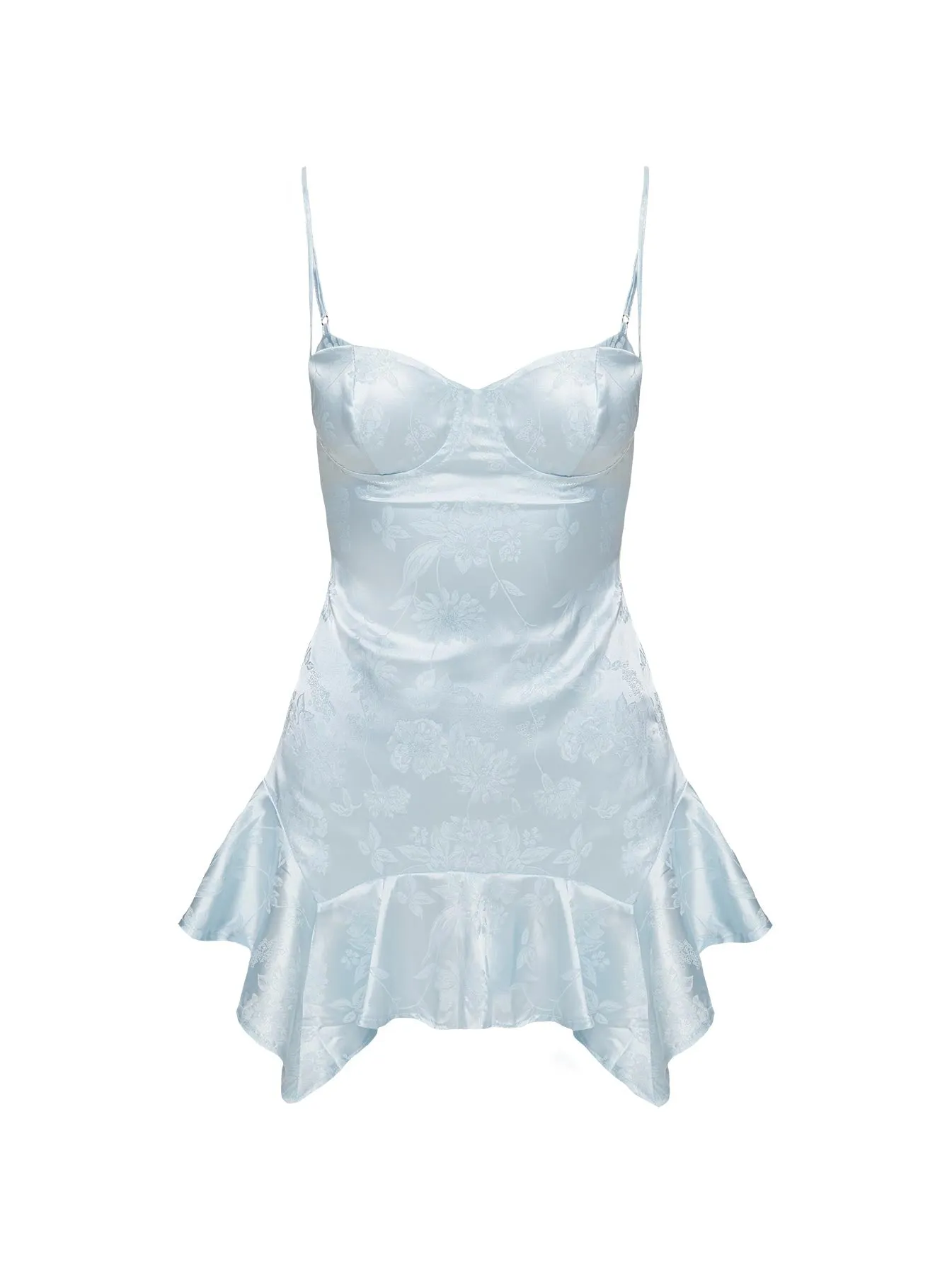 Sleek Motion Secret Admirer Mini Dress Blue