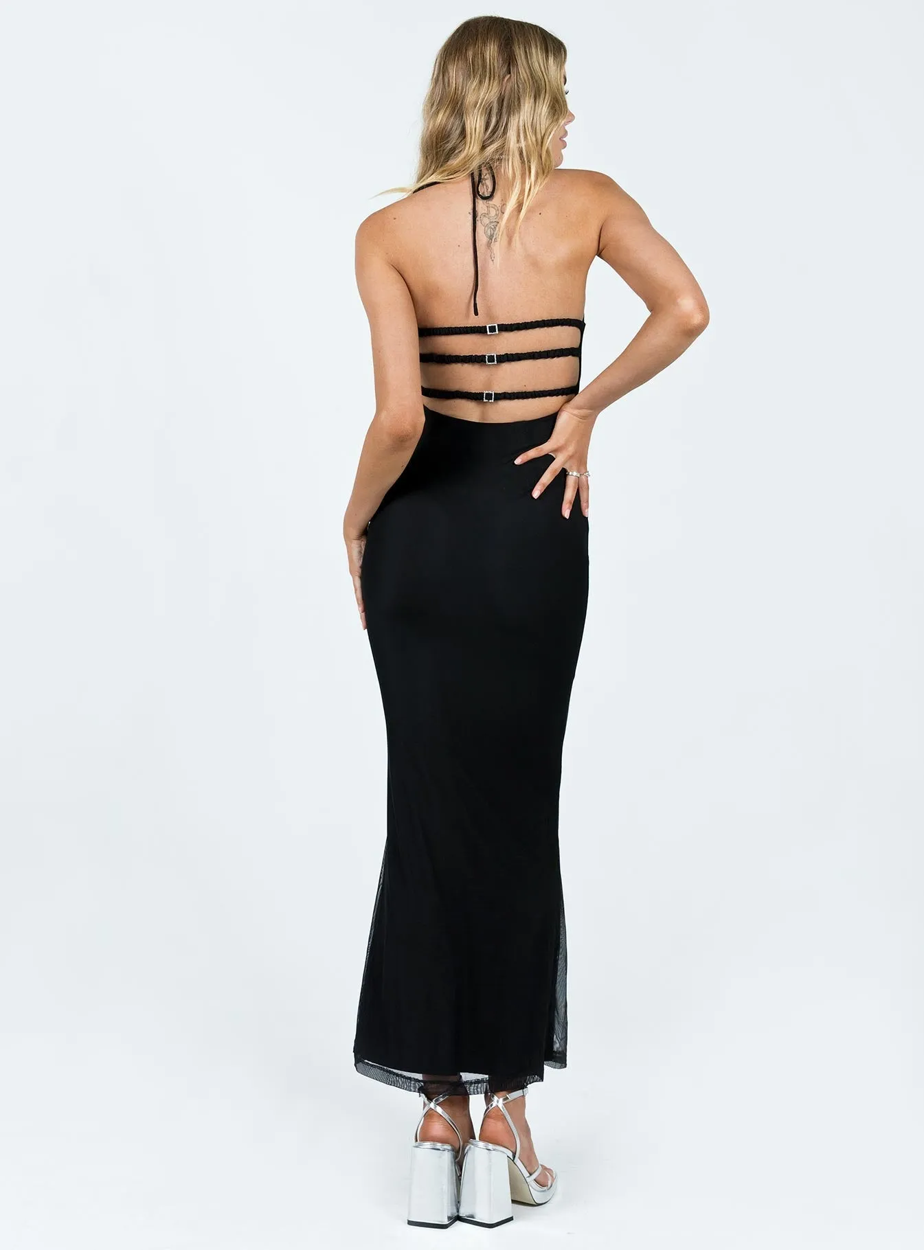 Malvern Maxi Dress Black Chic Statement