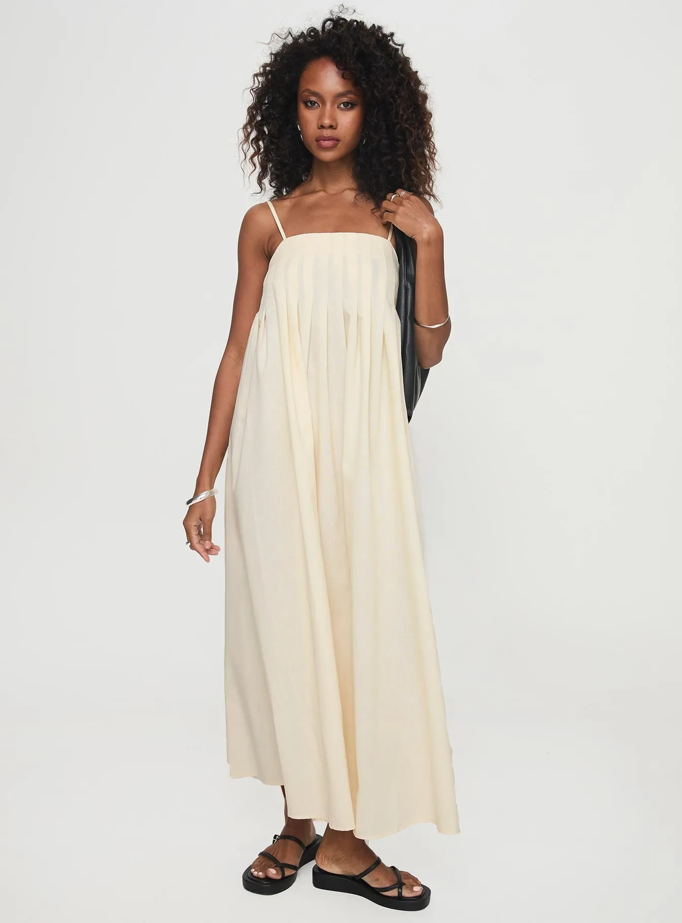 Perfect Waist Frankye Maxi Dress Cream