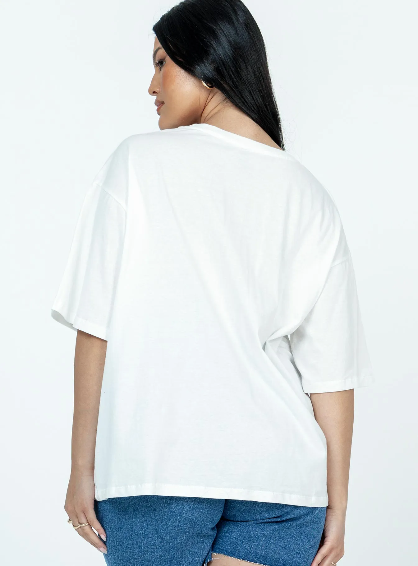 Nevada Graphic Tee White Wrinkle Resistant