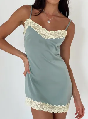 Smart and Polished Ochi Mini Dress Polar Blue