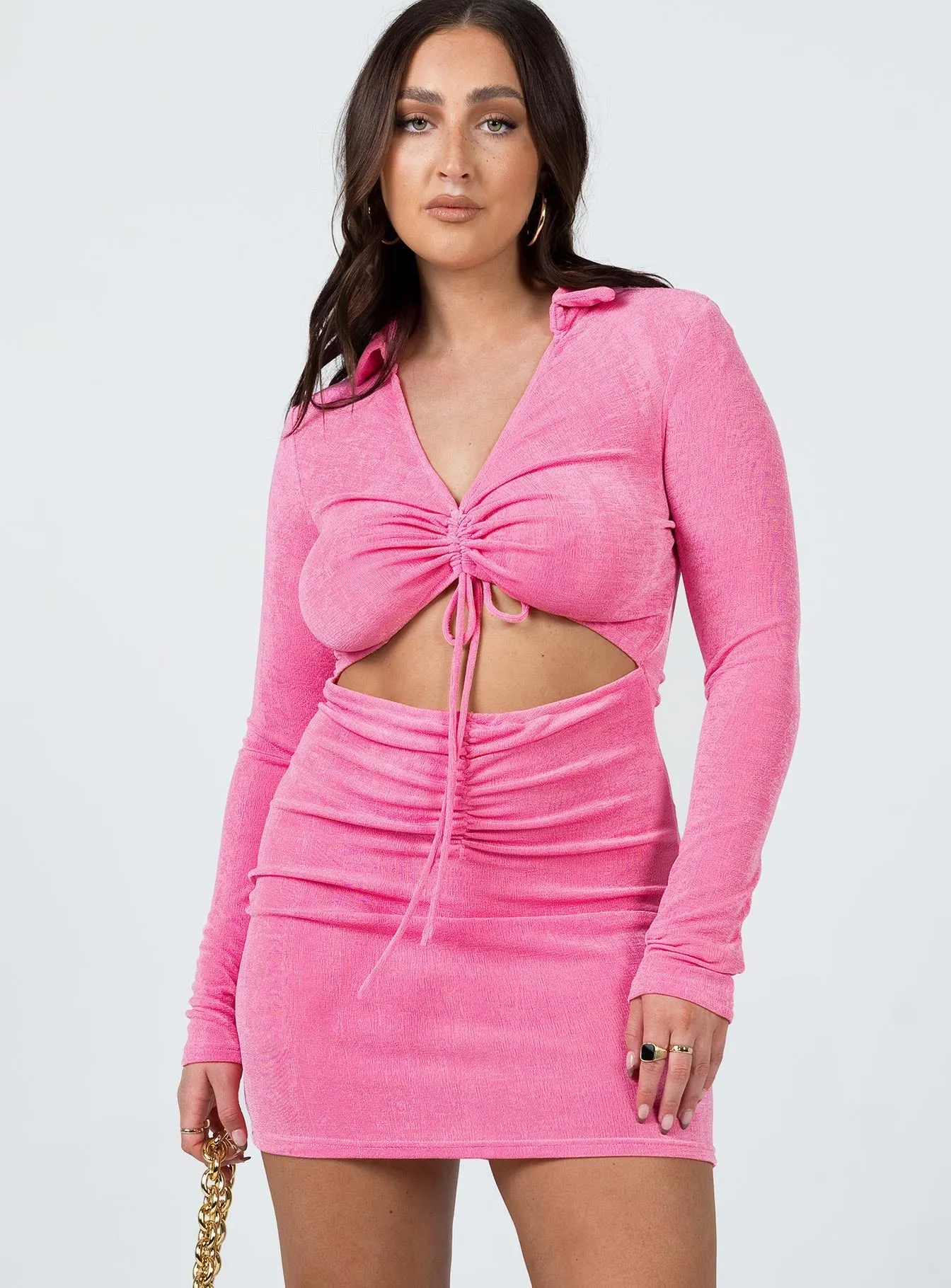Confident Mood Kylie Mini Dress Pink
