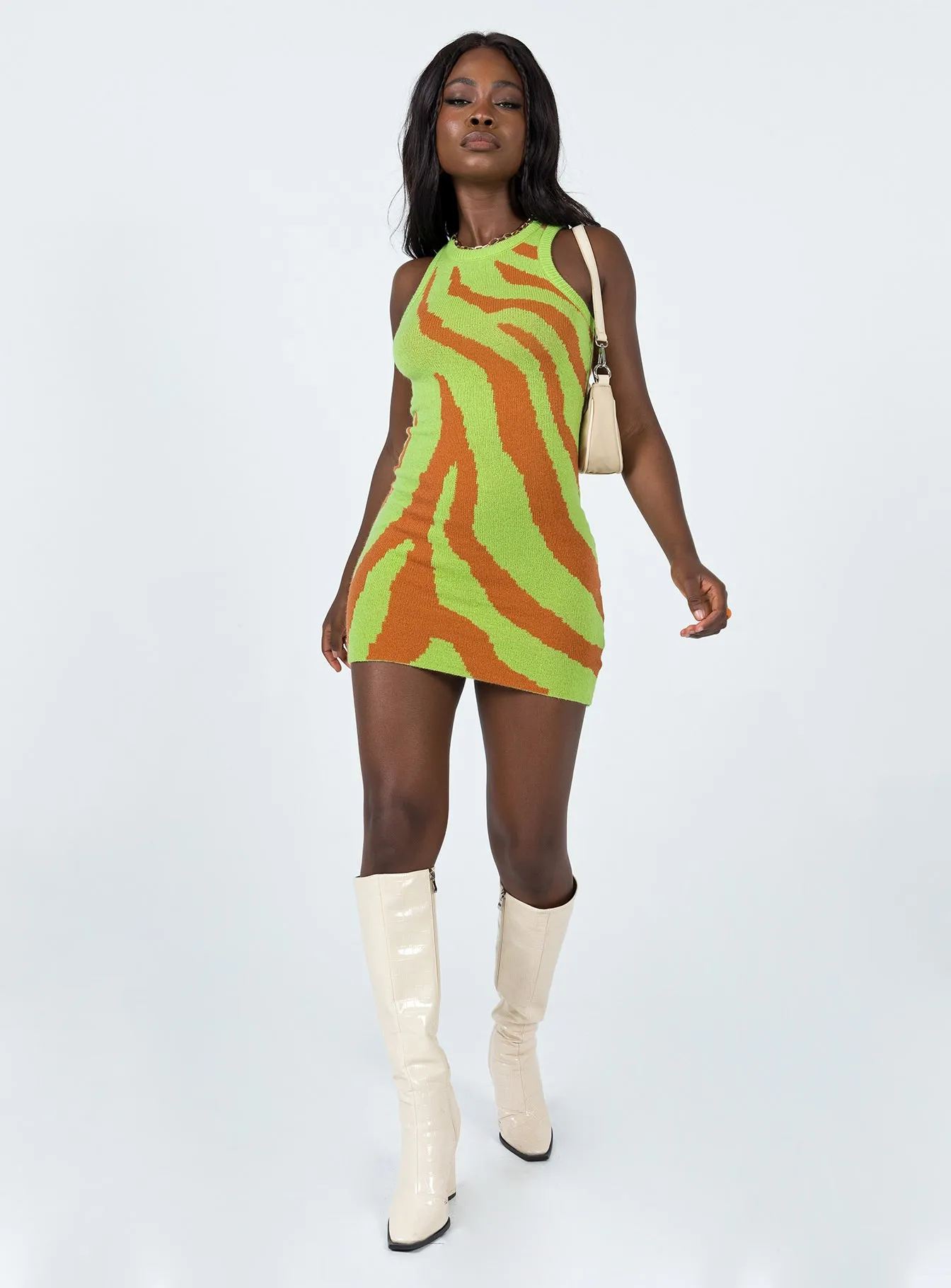 Standout Feature Felicity Mini Dress Green Multi