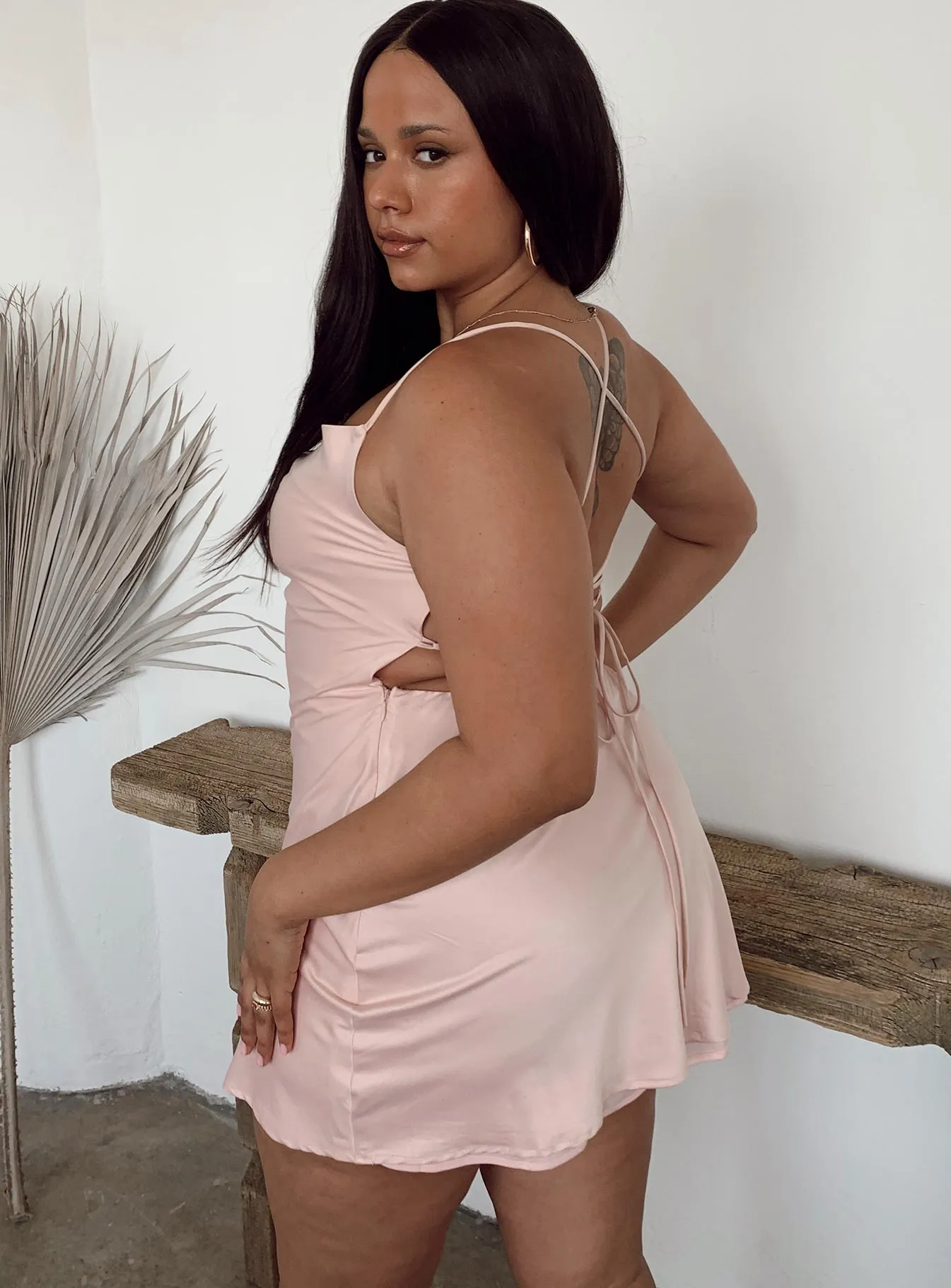 Celena Mini Dress Curve Sharp Finish Lawn Soft