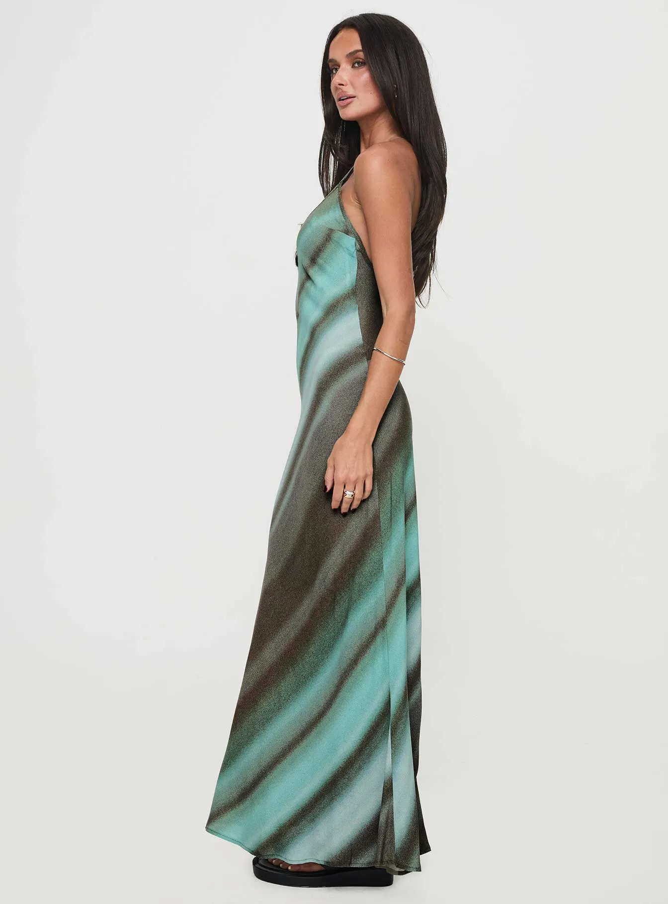 Otillie Maxi Dress Blue Multi Rural Charm