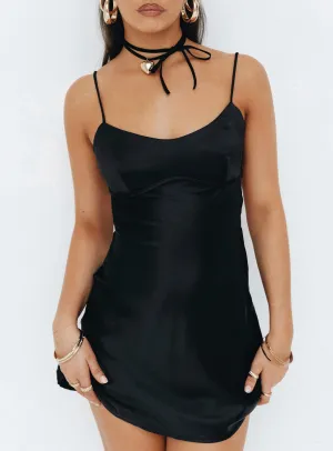 Sculpted Form Clemence Mini Dress Black