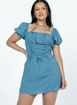 Snag-Resistant Fauci Mini Dress Navy