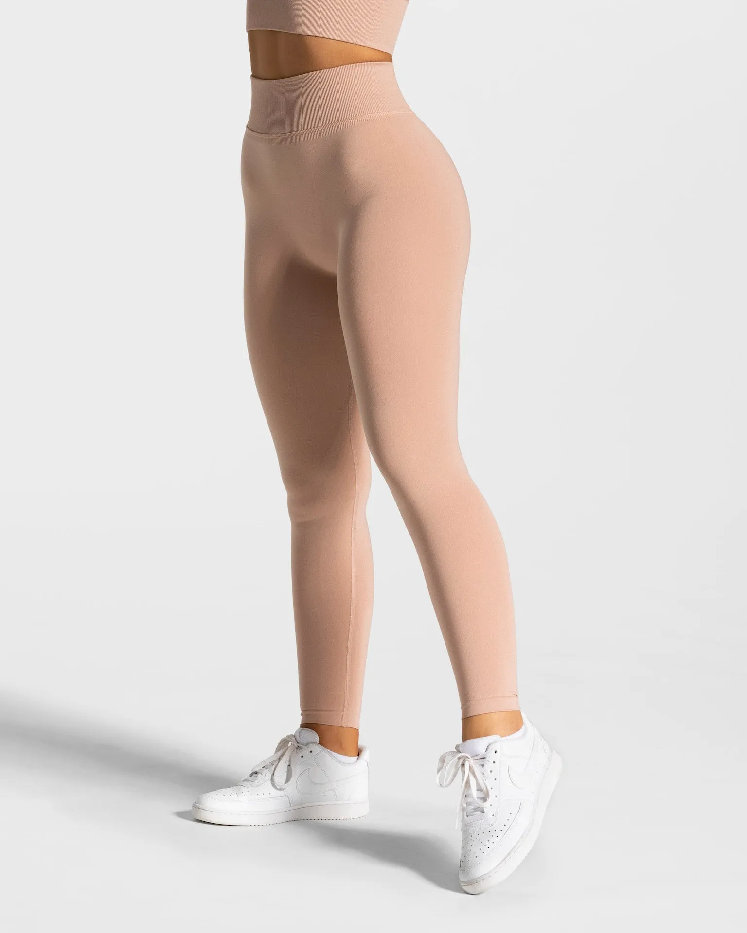 Tear Resistant Statement Scrunch Leggings "Altrosa"