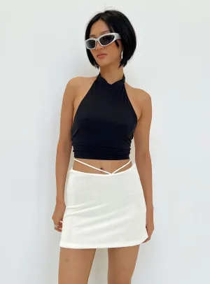 Maisie Mini Skirt White Non Restrictive Fit