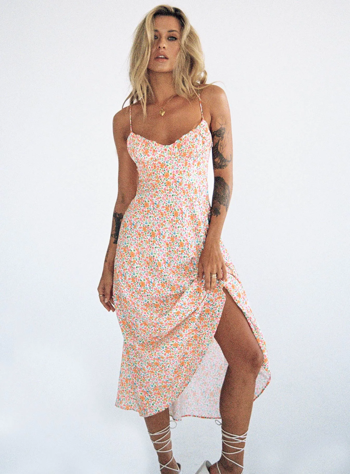 Amara Midi Dress Multi Breath Soft