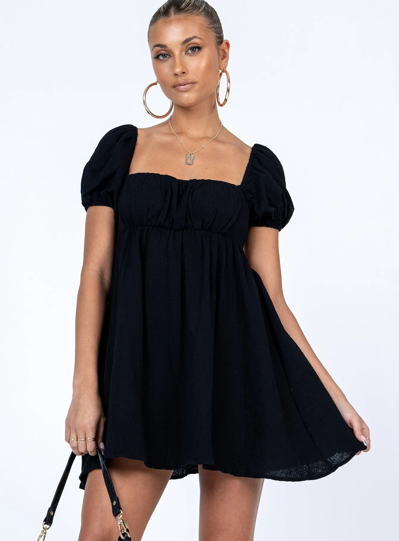 Midnight Mood Let's Dance Mini Dress Black