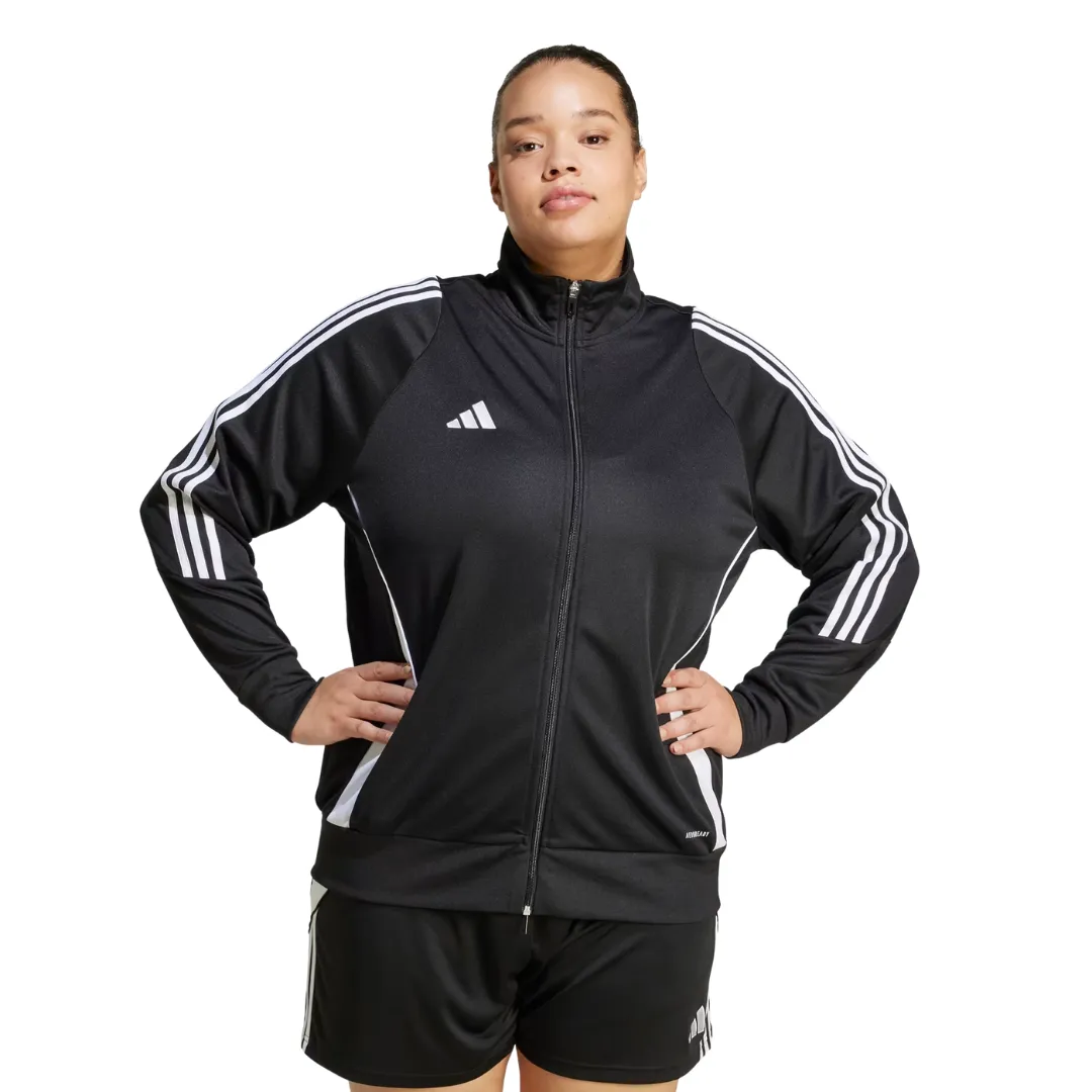 Adidas Women's Trio 24 Track Jacket (Plus Sizes) JE1820 product personalized touch Cozy Texture