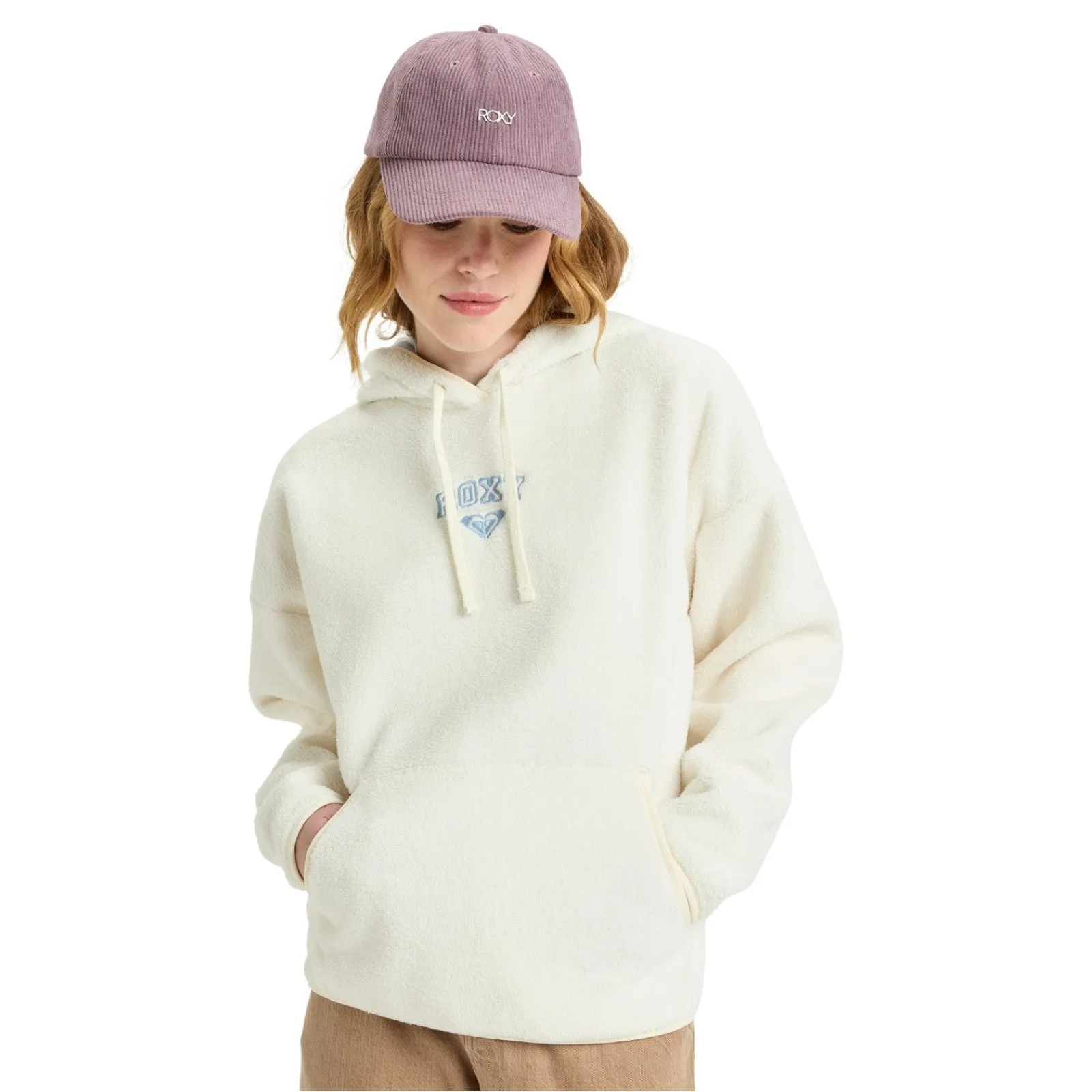 good for gym sessions Essential Minimal Roxy Womens Cool Calling Polar Fleece Hoodie