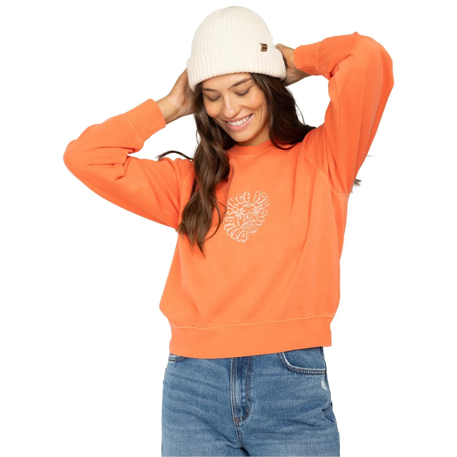 product couple intimacy quick dry Billabong Womens From Paradise Vintage Pullover Sweatshirt