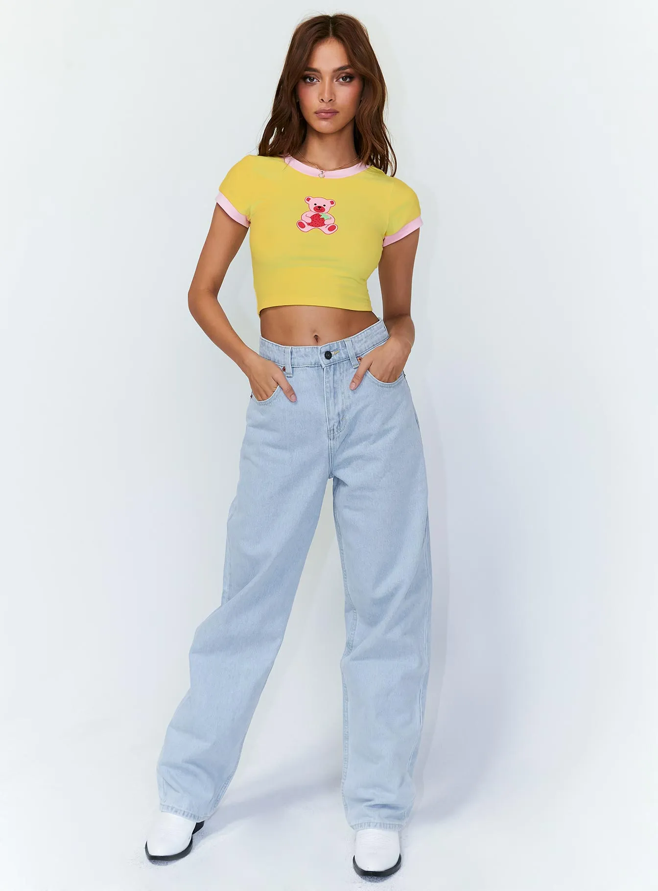 Motel Parallel Jeans Super Light Wash Hope Fit