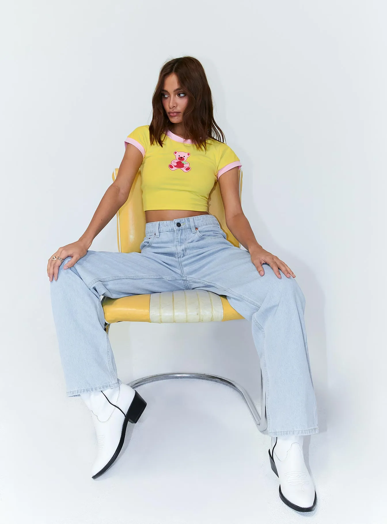 Motel Parallel Jeans Super Light Wash SustainableBlend Durable Reinforcements