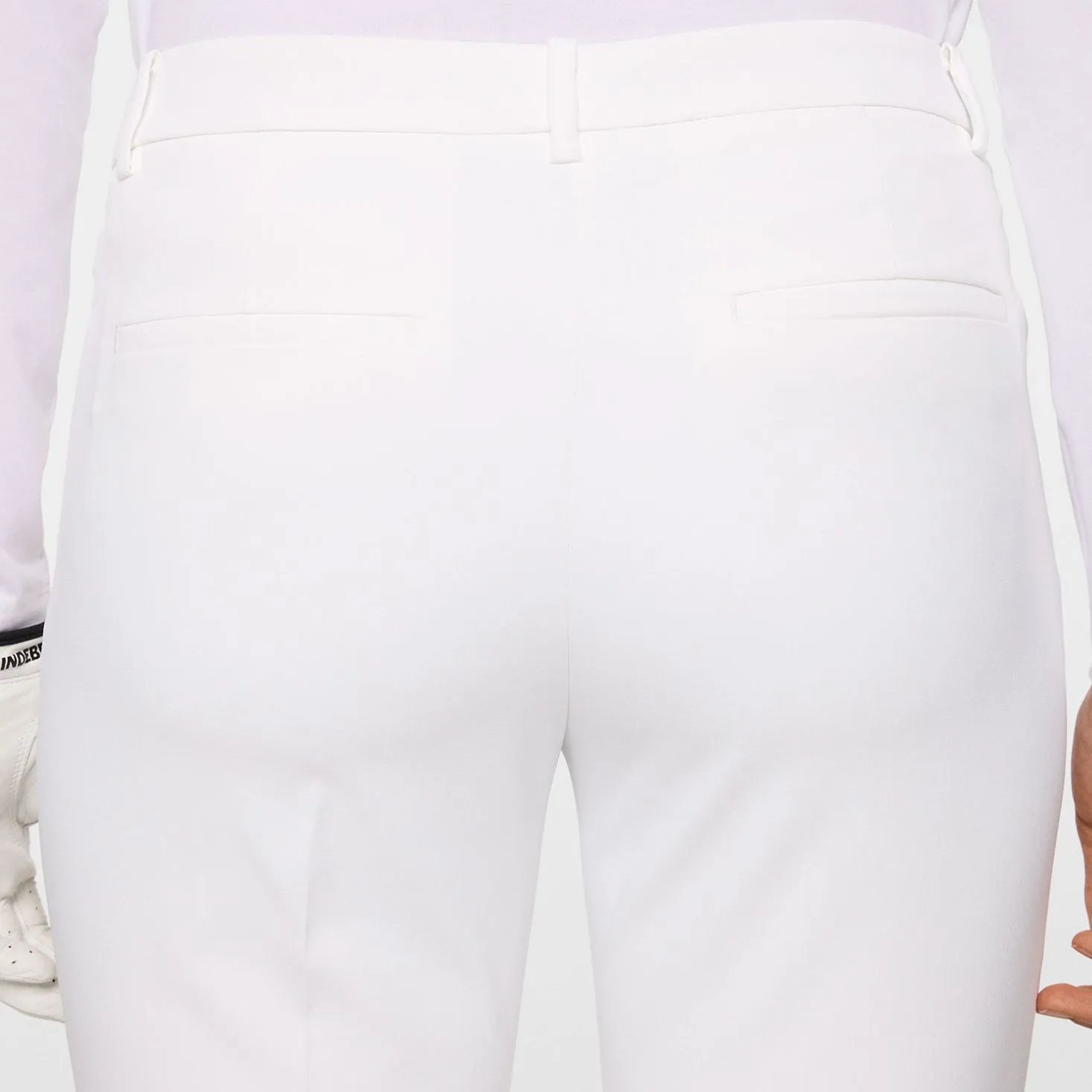 MoistureWicking Durable Wear J.Lindeberg Women's Pia Golf Pants - White
