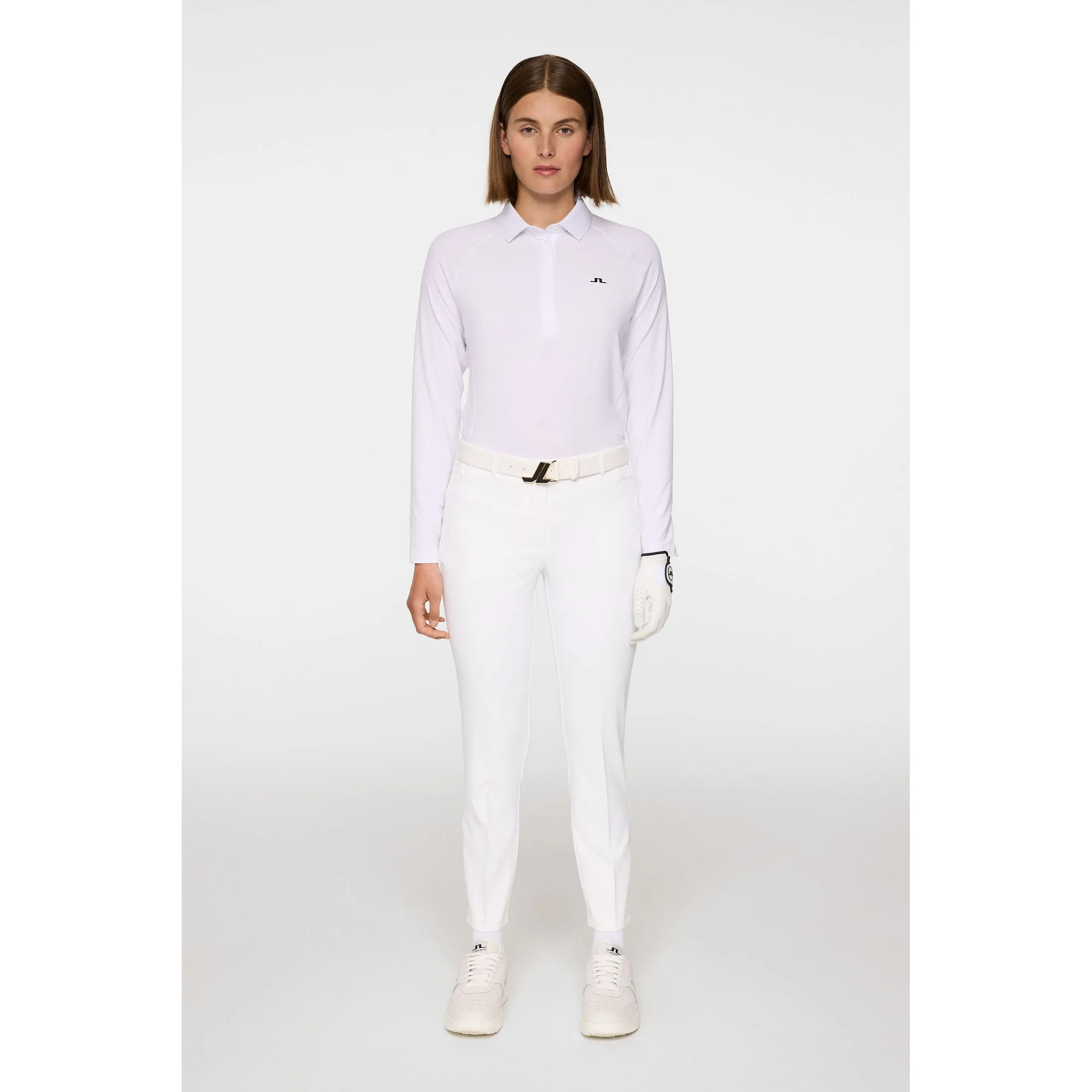 J.Lindeberg Women's Pia Golf Pants - White SoftCottonBlend