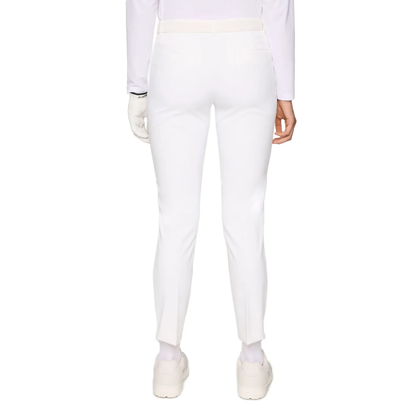 Functional Design Flexible Knee Articulation J.Lindeberg Women's Pia Golf Pants - White