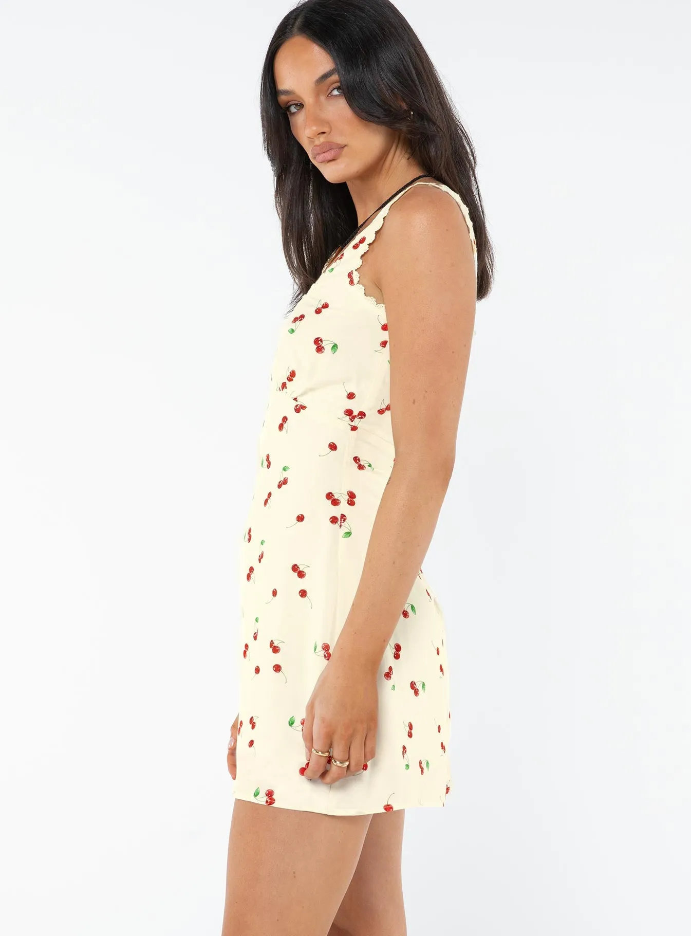 Dasha Mini Dress Cherry All-season garment