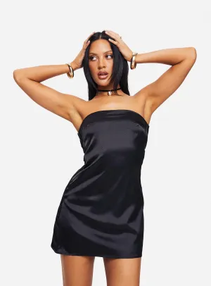 Shaya Strapless Mini Dress Black Urban Feel All Time Fit
